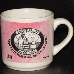 1986 VTG Ben & Jerry's Ice Cream Coffee Mug